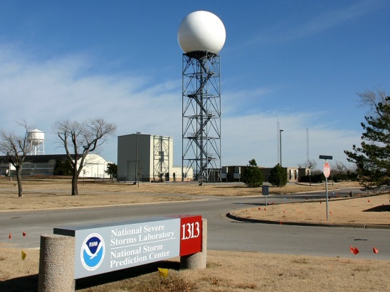 Exterior of the National Sever Storms Laboratory and National Storm Prediction center property