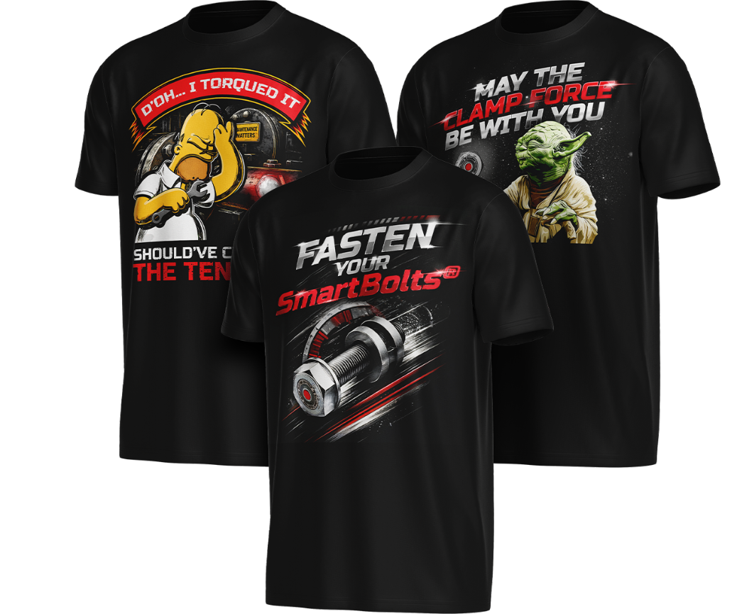 Three SmartBolts t-shirt designs.